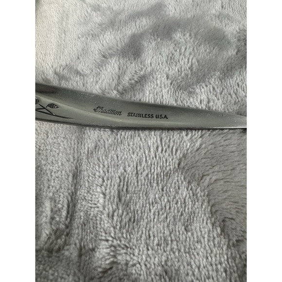 Vintage Tradition Rose  Stainless‎ Steel Serving Gravy Ladle - Picture 4 of 4